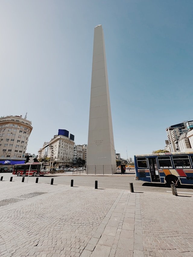 Obelisco monument in Buenos Aires city center 2026