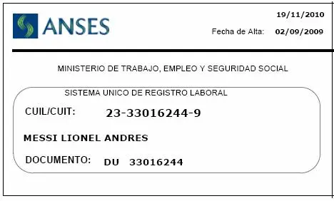 CUIL CUIT tax ID document needed to open bank account in Argentina